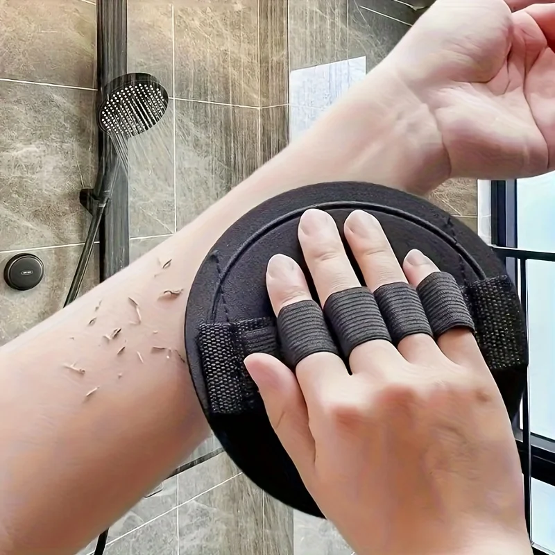 

Отшелушивающий душевой набор из 2 предметов, улучшенный скраб для тела из нежной глины, безболезненные и простые в использовании аксессуары для душа из полиэстера, Universa