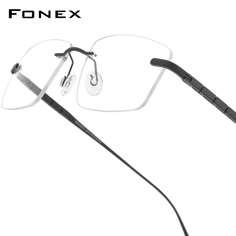 FONEX 8555 Rimless Optical Glasses 3