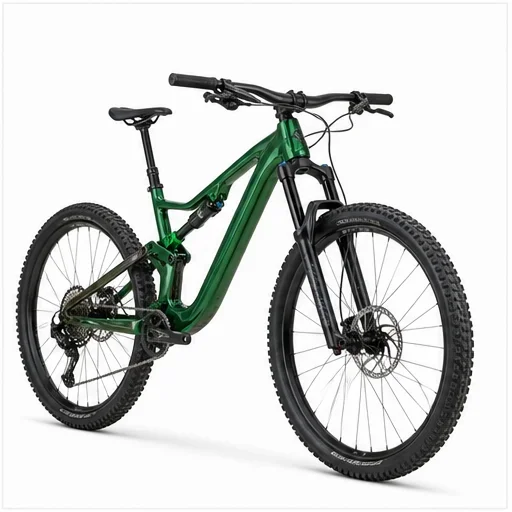 Aluminum Alloy 26/27.5 Inch Full Suspension Soft Tail Mountain Bike for Men Shock Absorbing Off Road Cycling Hi-11-HD-MagicGreen