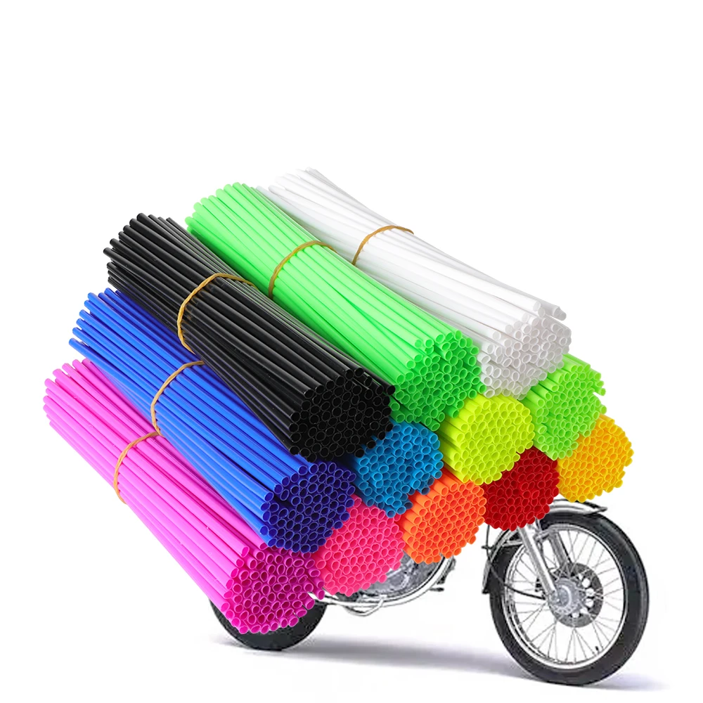 Motorcycle wheel hub sleeve spoke decoration Mountain bike wheel spoke For BMX Motocross Dirt Bike Enduro Off Road Moto Parts