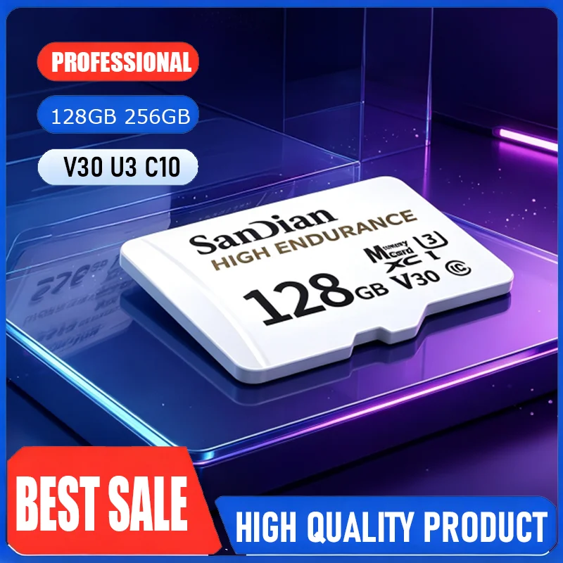 Dash Cam Sd Card 256Gb High Endurance - Tarjeta Micro SD TF V30 U3