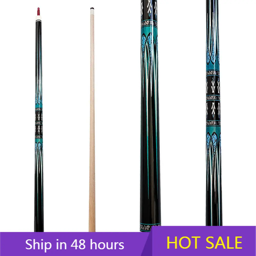 

POWER LEAP 13mm Maple Pool Cue Sticks with Metal Joint Billiard Cue in Maple Material