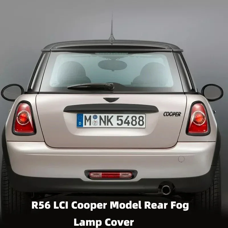 غطاء مصباح الضباب الخلفي للسيارة مادة بلاستيكية متعددة الألوان لسيارات BMW LCI Mini Cooper R56R57R58R59 ملحقات التصميم ملحقات السيارة