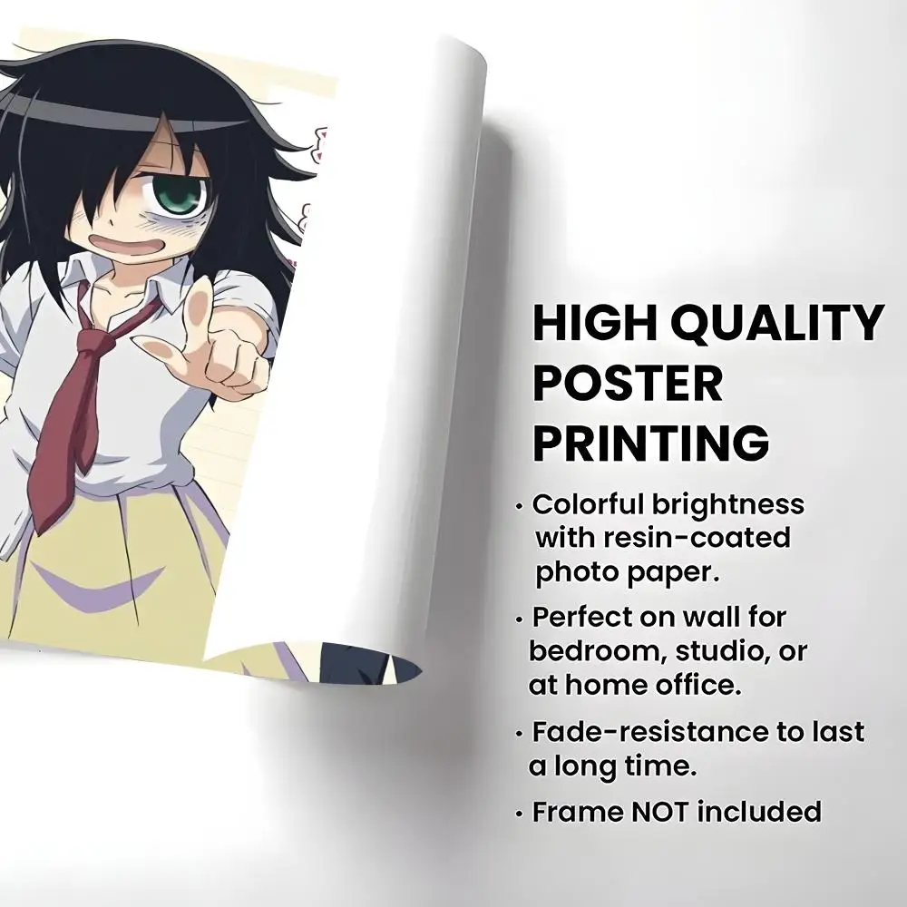 أنيمي واتاموت كوروكي توموكو ملصق غرفة جدار ديكور فني ملصقات مقاومة للماء للمنزل بار غرفة نوم الديكور