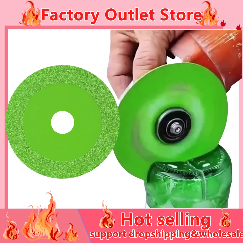 

New Glass Cutting Blade Diamond Marble Ceramic Tile Jade Polishing Sharp Brazing Disc Crystal Wine Bottle Ultra Thin Sanding