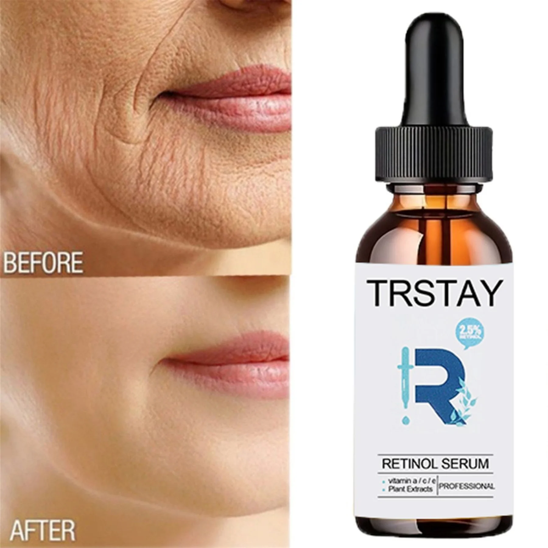 Wrinkles Remover Face Serum Anti Aging Essence Moisturizing Brighten Nourish Fade Fine Lines Repair Facial Tightening Skin Care