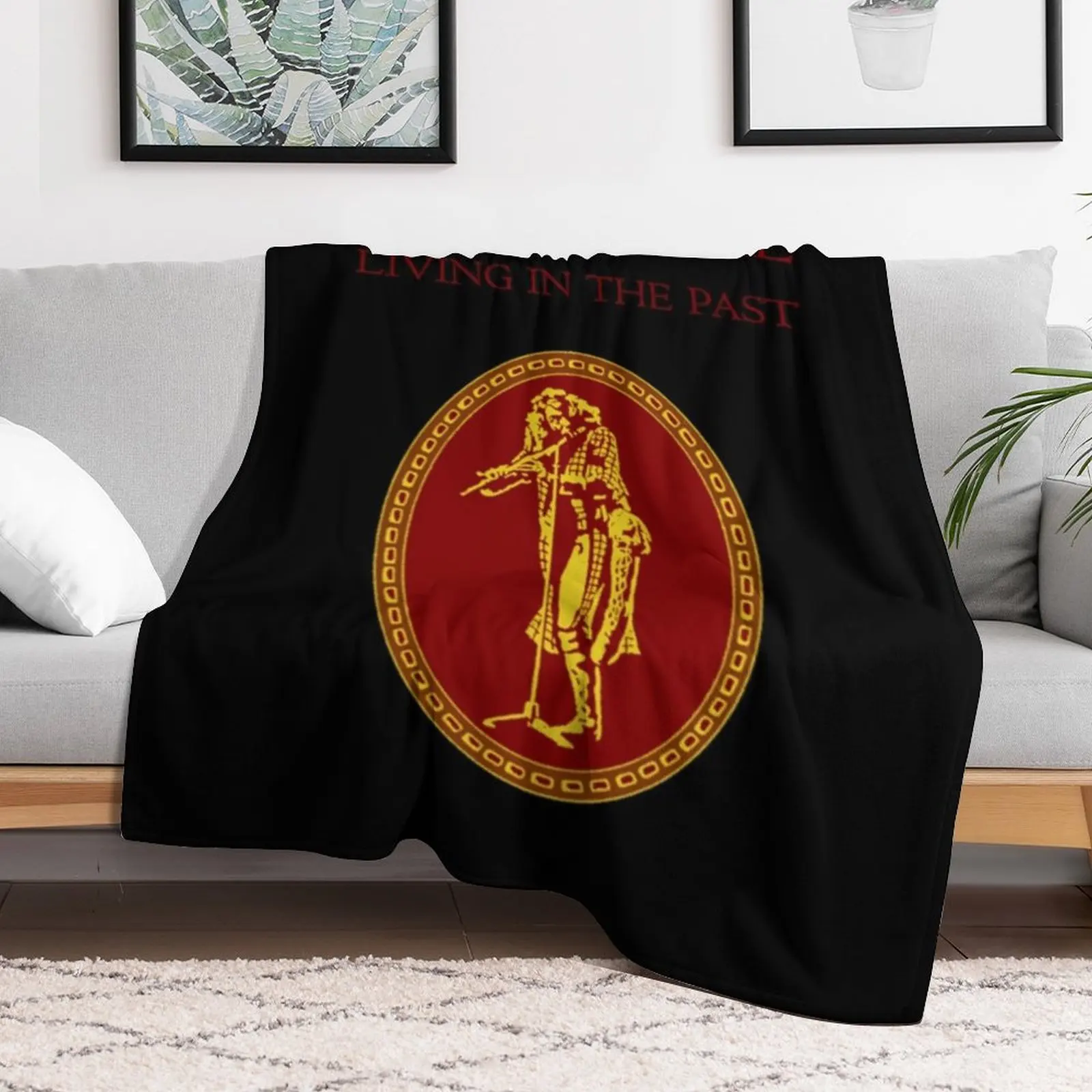 Crest of a Knave Jethro Tull Flute 70s Throw Blanket