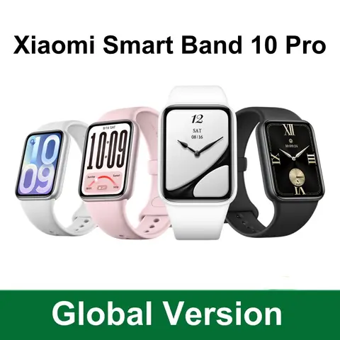 Original Global Version Xiaomi Smart Band 10 Pro Smartband 1.74" Display GPS Blood Oxygen Sport Smart Watch Bracelets Mi Band