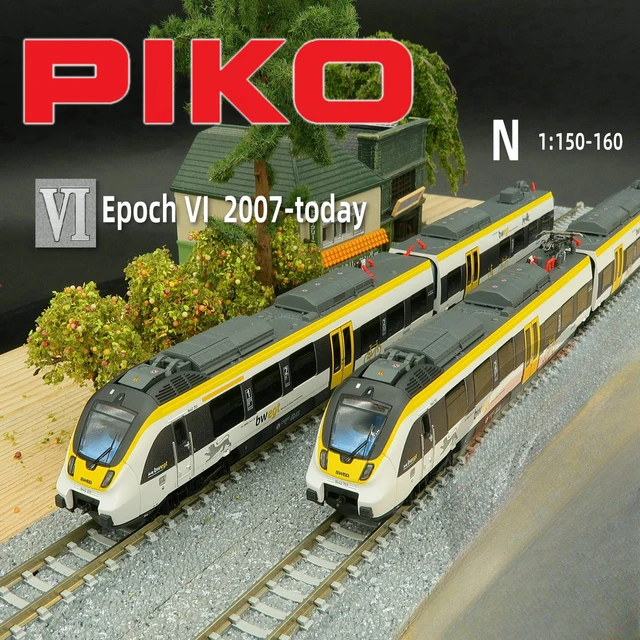 PIKO Train Model N Type 1/160 40209 TALENT2 Intercity Train DC Version Four  Section Train Toy Set - AliExpress