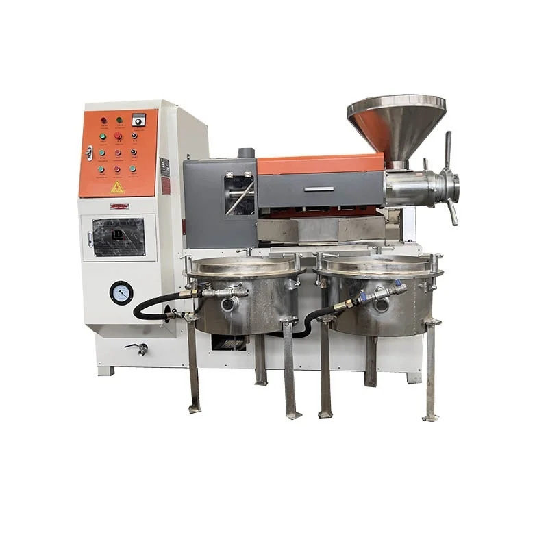 Commercial Fully Automatic Large Peanut, Soybean Oil, Sesame, Rapeseed, Small Spiral Oil Press, Medium-sized Oil Mill