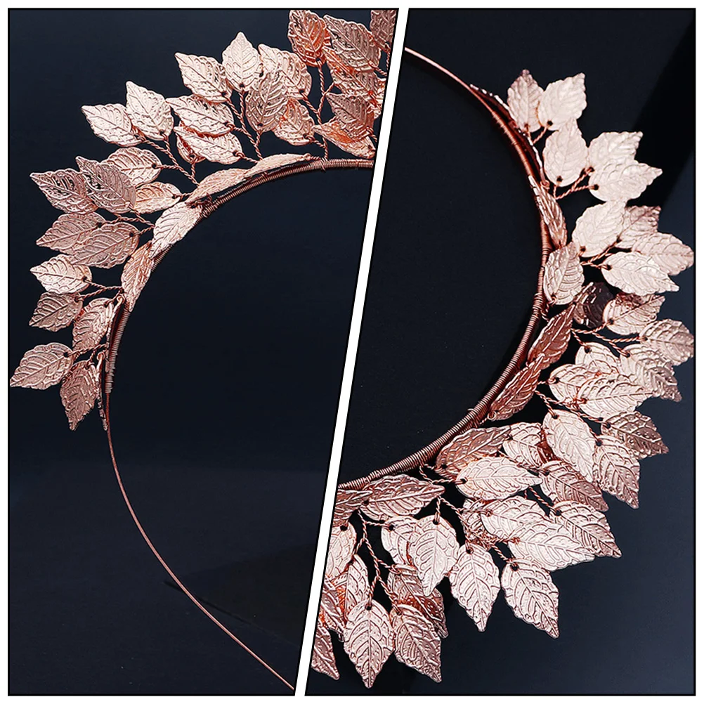 

Bridal Hair Accessories Handmade Leaf Headband Durable Bridal Crown Wedding Party Prom Evening Occasions Hair Hoops