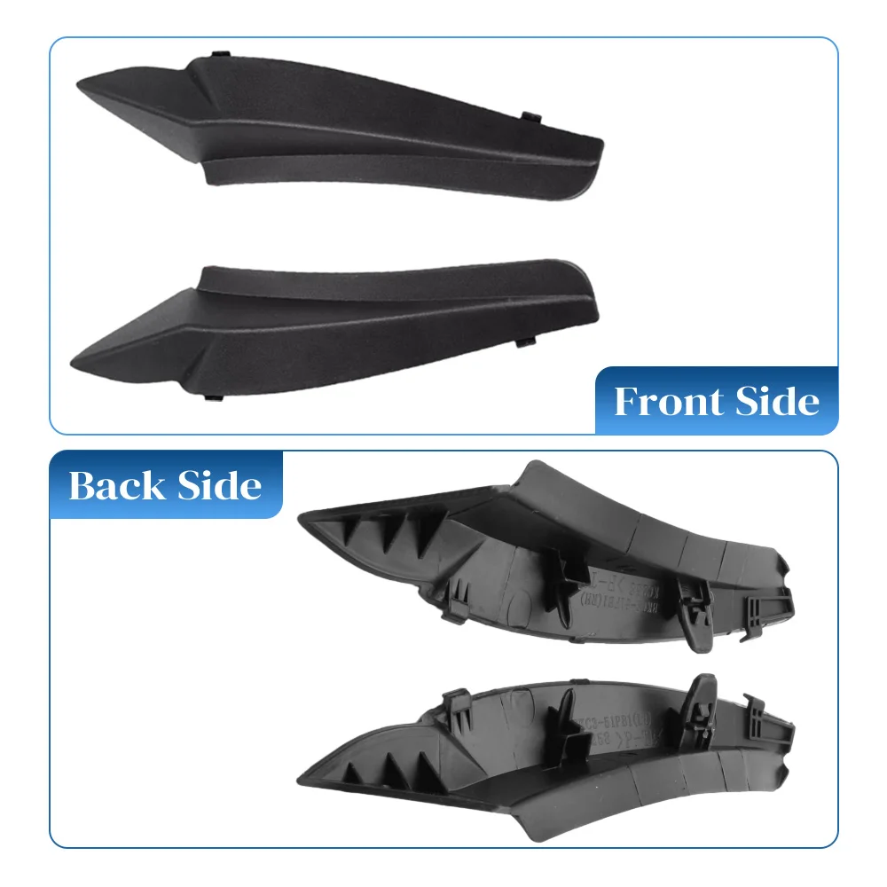 2 قطعة لمازدا 3 Axela BN BM 2014 2015 2016 2017 2018 2019 الزجاج الأمامي التفاف الزاوية الكسوة اليسار واليمين BHN9-51-PB1