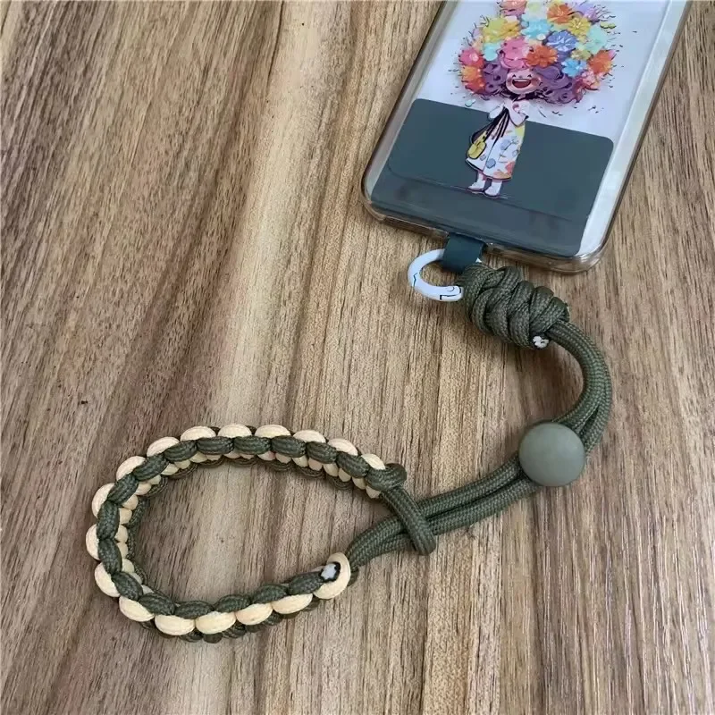 هاتف Lanière de phone الإبداعي، قطعة واحدة، dragonne tissée mignonne، سوار de seguridad متعدد الوظائف pour phonephone المحمول،