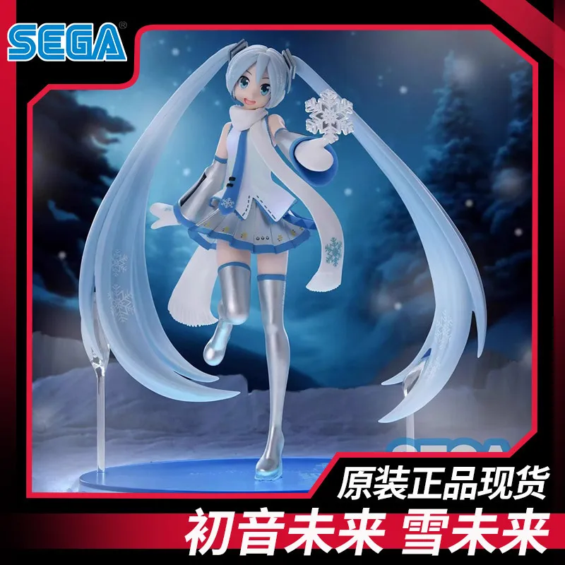 

SEGA Action Figures Hatsune Miku Models Sky Town Dolls Cute Toys for Boys Birthdays Gifts Kawaii Japanese Collect Anime Figure