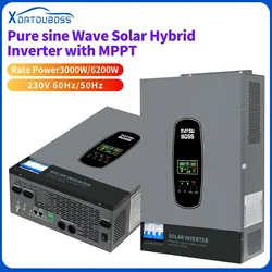 DATOU BOSS 6200w 220vac 48vdc Hybrid Inverter With MPPT 3000W 6200W LCD Display Universal Type 50/60Hz Hybrid Inverter