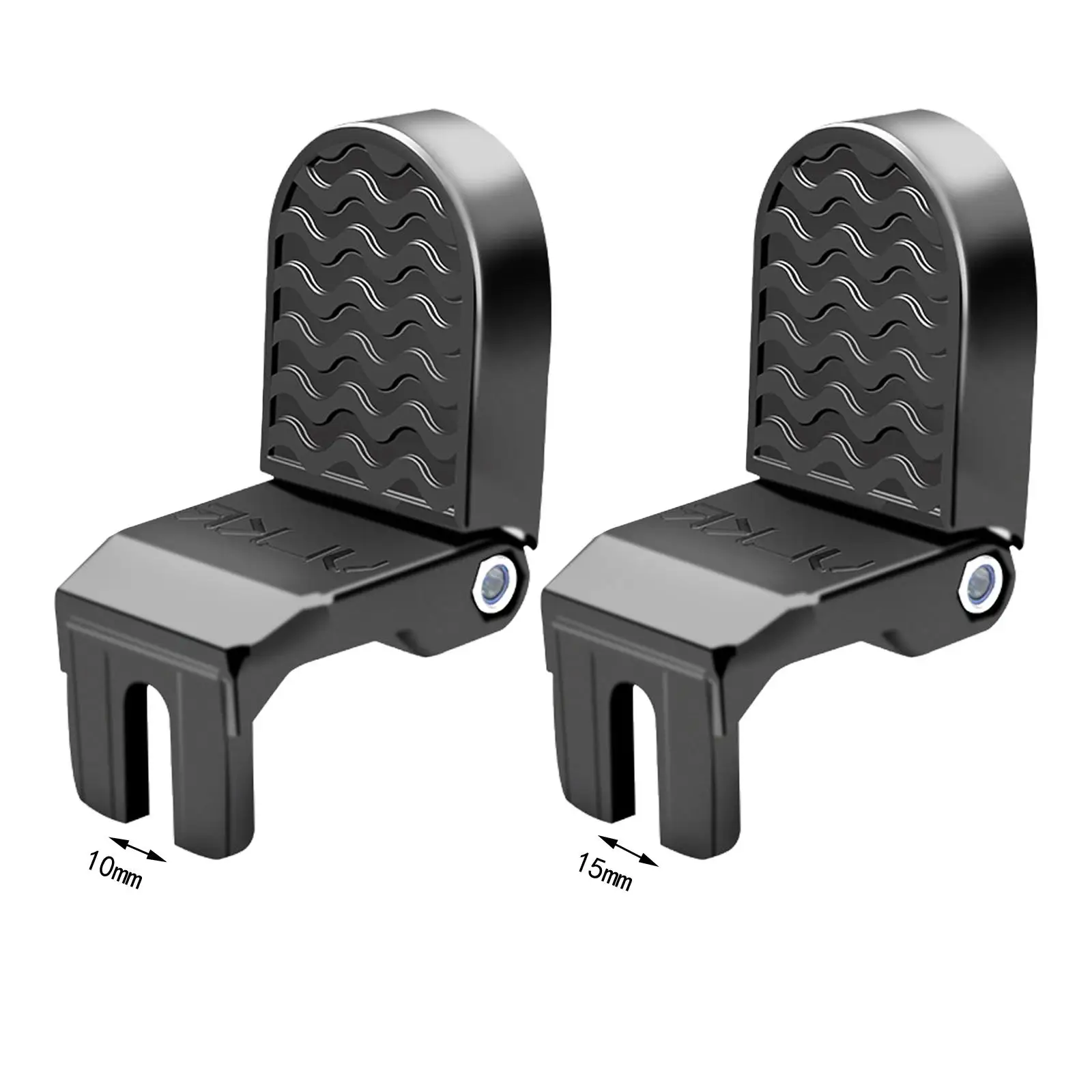 2x MTB Bike Rear Pedals Footpeg Folding Bike Platform Pedal Footrest