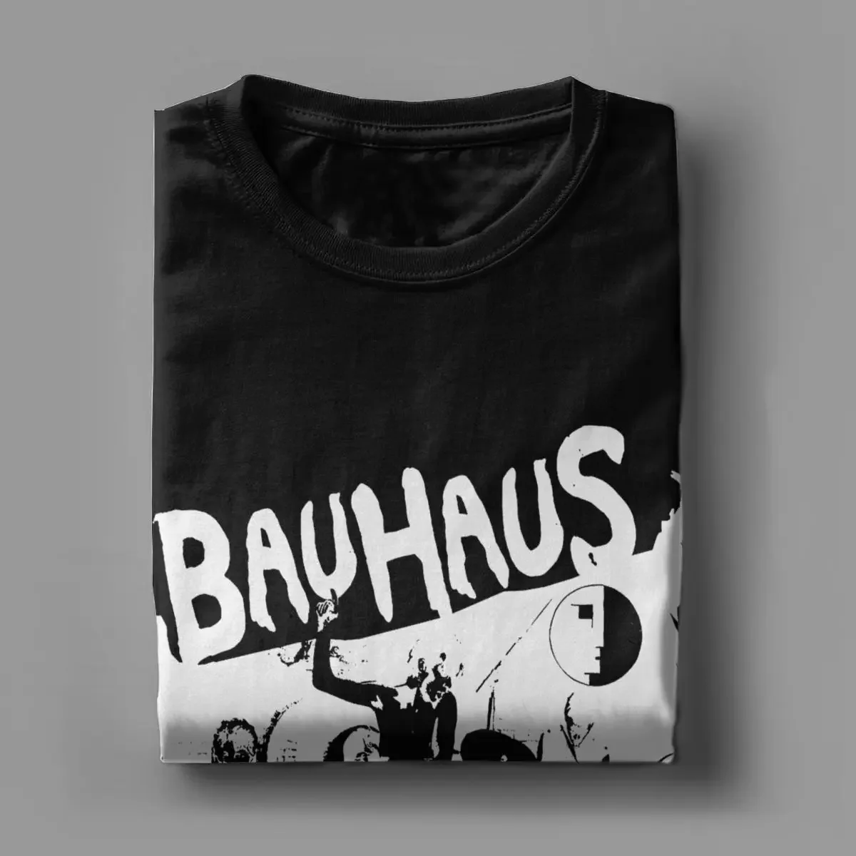 Martwe koszulki Bauhaus Bela Lugosi mężczyźni 100% bawełniane śmieszne koszulki z okrągłym dekoltem ubrania z krótkim rękawem 4XL 5XL