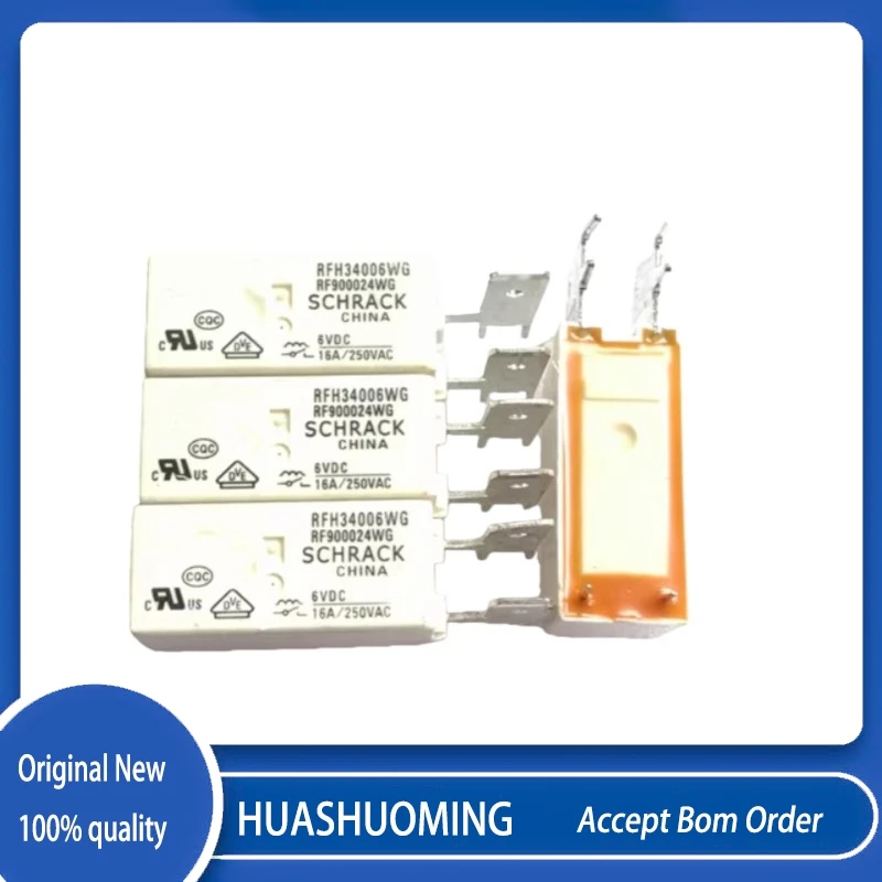 NEW 10Pcs/LoT    RFH34024 WG 24VDC   RFH34012 WG 12VDC     RFH34006WG   6VDC RFH34009WG   9VDC16A/250VAC