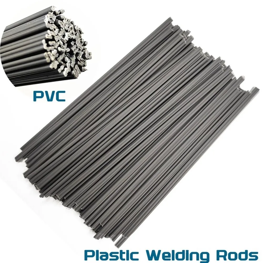 แท่งเชื่อม200มม. 50ชิ้นสำหรับรถยนต์กันชนสีเทา PVC เครื่องมือซ่อมพลาสติก