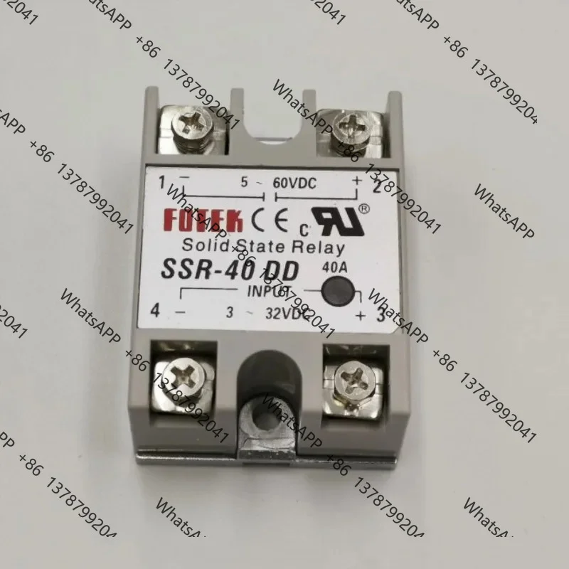 Solid State Relay SSR‑40DD Input 3‑32VDC Output 5‑60VDC