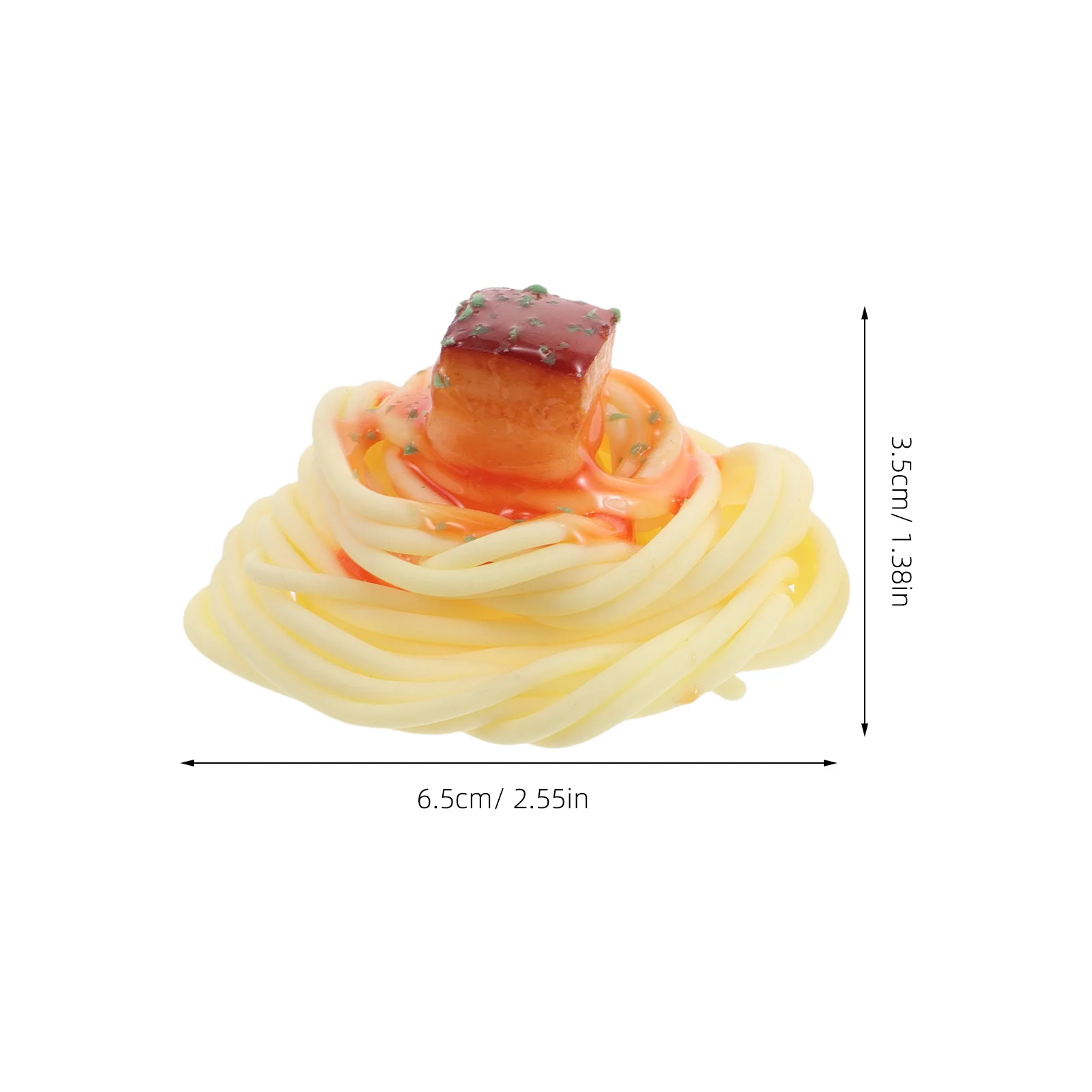 2pcs Realistic Spaghetti Artificial Noodle For Display Simulation Food Props Kids Kitchen Pretend Play Scene Layout Decor