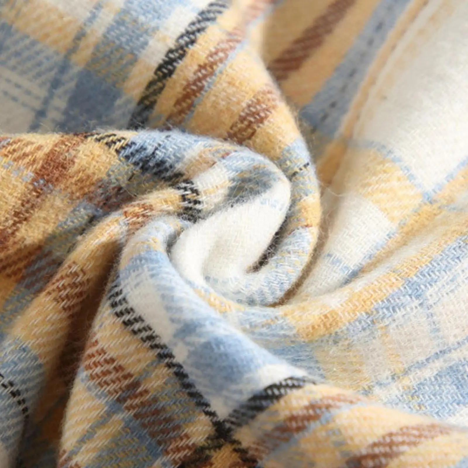 النساء الرجال قميص صالة سترة قصيرة أفخم بطانة لينة طويلة الأكمام قميص زر أسفل قميص منقوشة لخريف شتاء العمل في الهواء الطلق #5