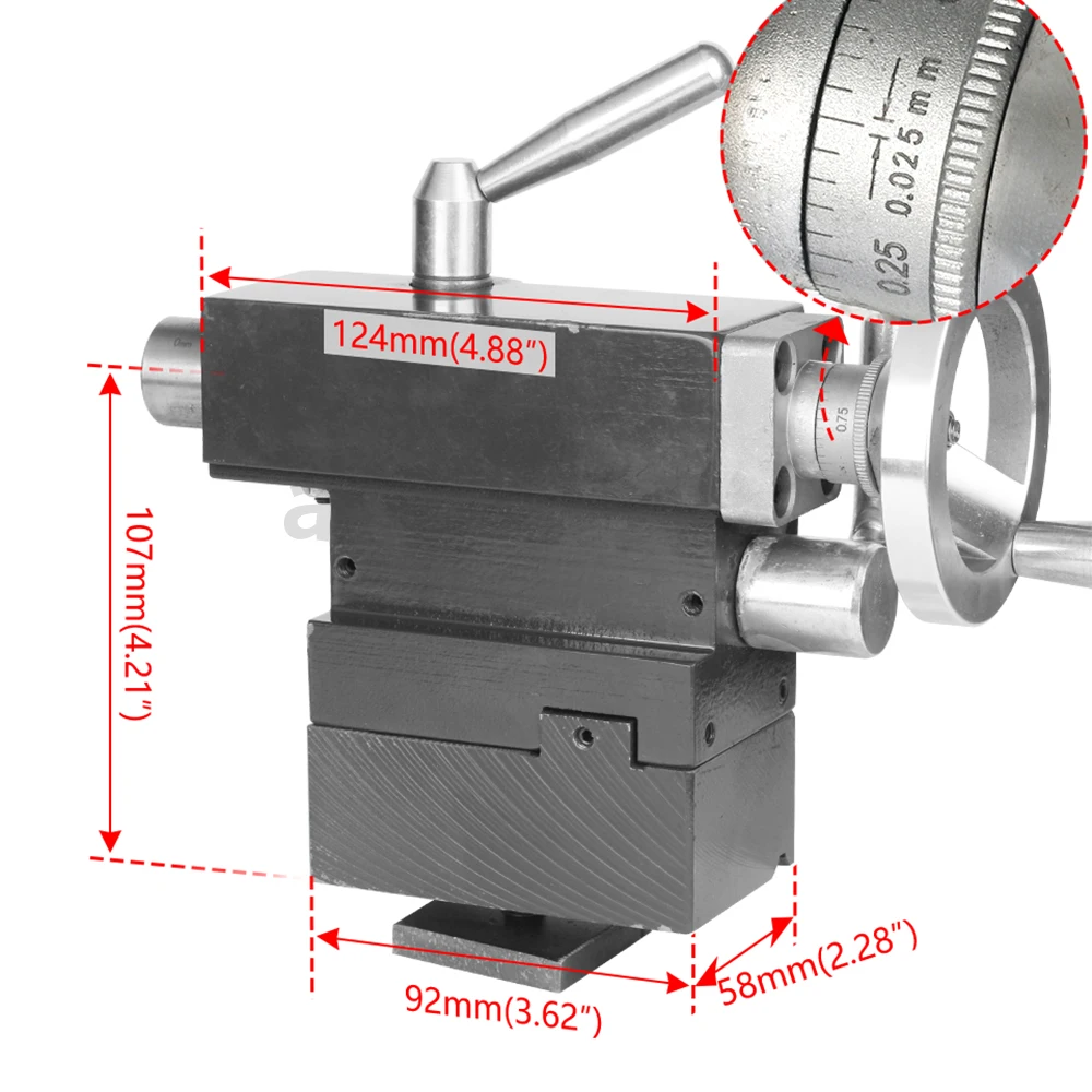 Imagem -02 - Tailstock Kit Mt2 Tailstock Quill 210 mm Swing Over Bed para Wm210v Bhc210 Hs210 Jy210v Ctc210 Torno Peças de Reposição
