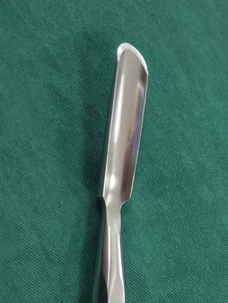Bone Osteotome Orthopedic Chisel Straight Curved Head Stainless Steel Instrument 6 8 10 12mm Emei Bone Chisel Tool