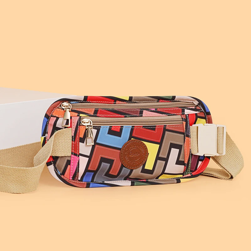 حقيبة خصر نسائية عصرية متعددة الوظائف، أشرطة كتف قابلة للتعديل، مناسبة للجري والسفر والاستخدام اليومي، مع