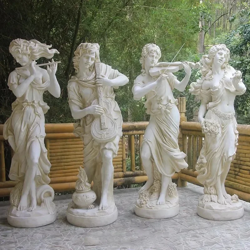 Export Western Figure Sculpture European Muse Statue Venus Nude Statue Four Seasons God Sculpture Quyang Stone Sculpture