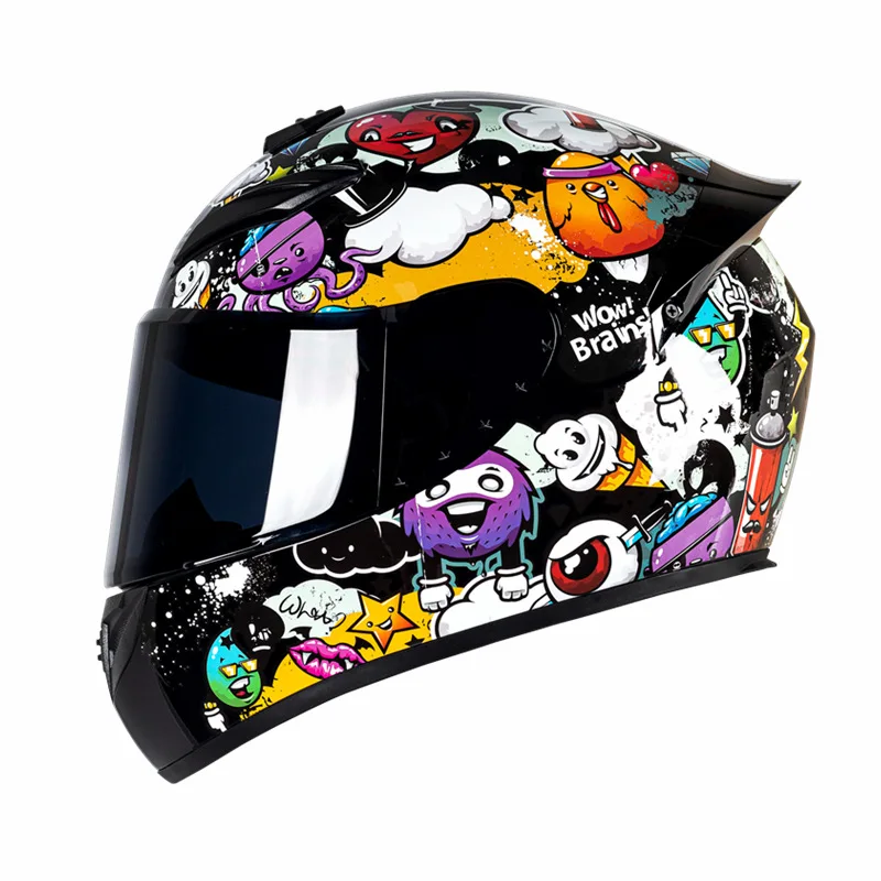 

Black North American Motorcycle Helmet Accessories AliExpress Electric Vehicle Full Helmet Four Seasons Unisex Locomotive