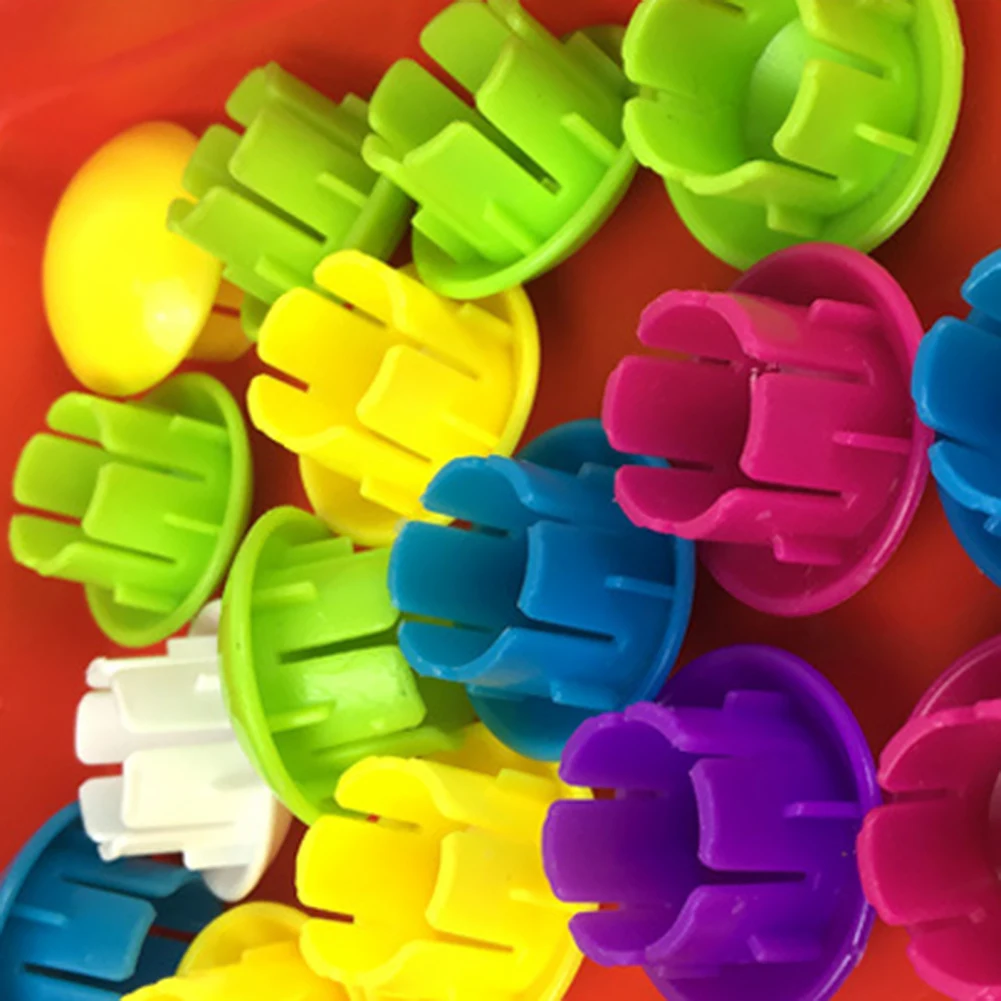 Color Animal Puzzle Board With Mushroom Button Puzzle Early Educational Toy For Kids Boys Girls