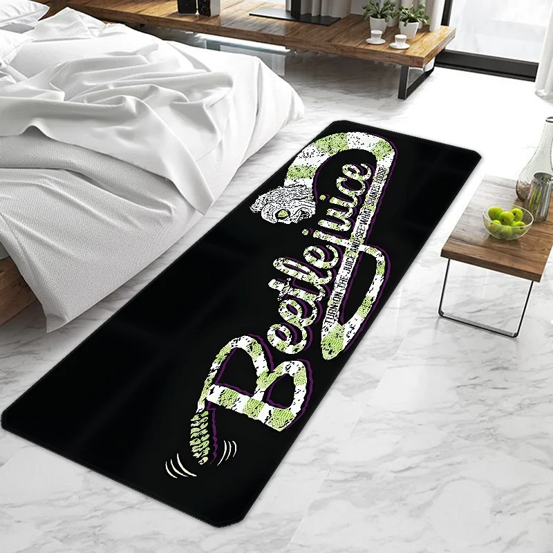 Tim Burton B-Beetlejuices Door Mat Entrance Doormat Non-slip Washable Kitchen Carpet Living Room Hallway Rugs Door Mats Bathroom