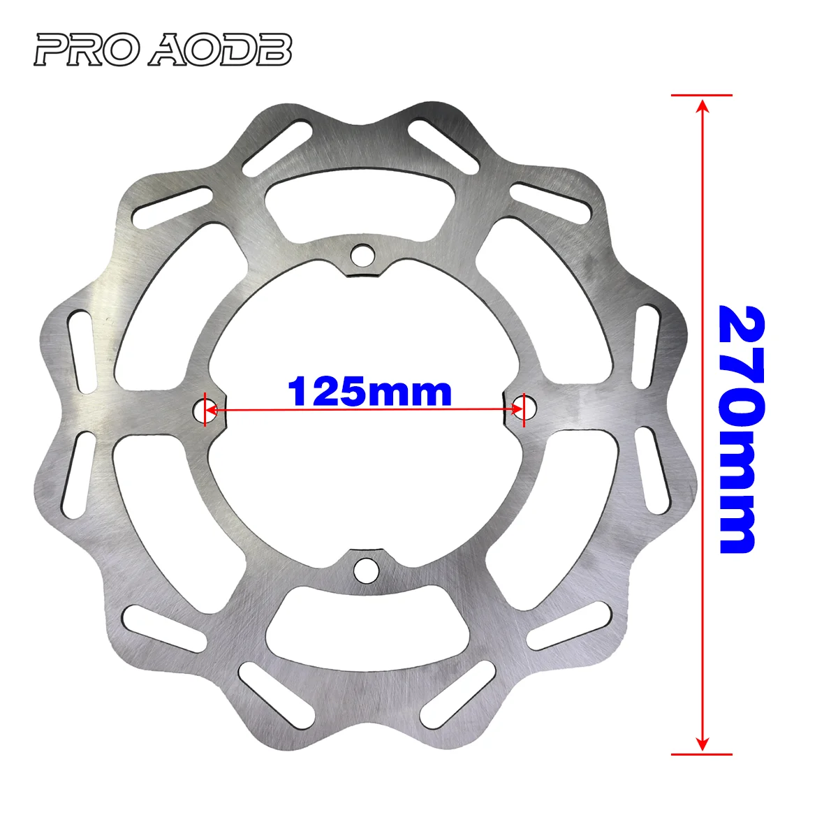 270mm 240mm części motocyklowe przednia tylna tarcza hamulcowa tarcza wirnika dla Kawasaki KX125 KX250 KX250F KX450F KLX450R 2006-2021 Motocross