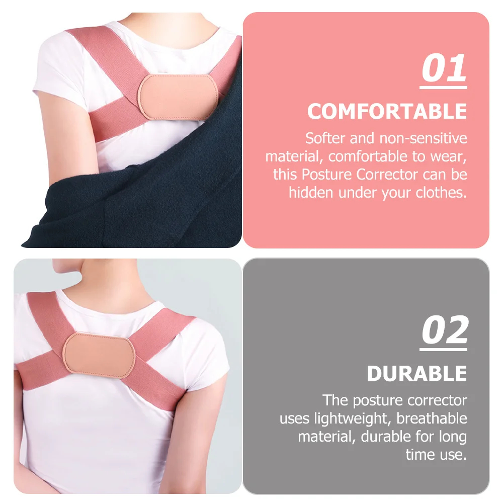 

Back Brace Adjustable Posture Corrector Lightweight Breathable Support Strap Anti-Humpbacked Correction Belt For Men Women