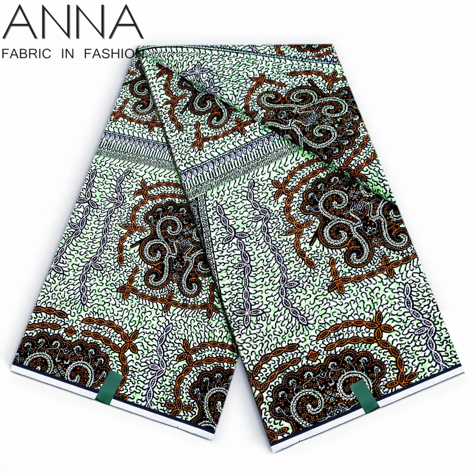 Tela Batik con estampado de bloques de Ankara de cera auténtica, tela de cera africana, Pagne de holandés nigeriano y holandés, 100% algodón para coser VL-1149