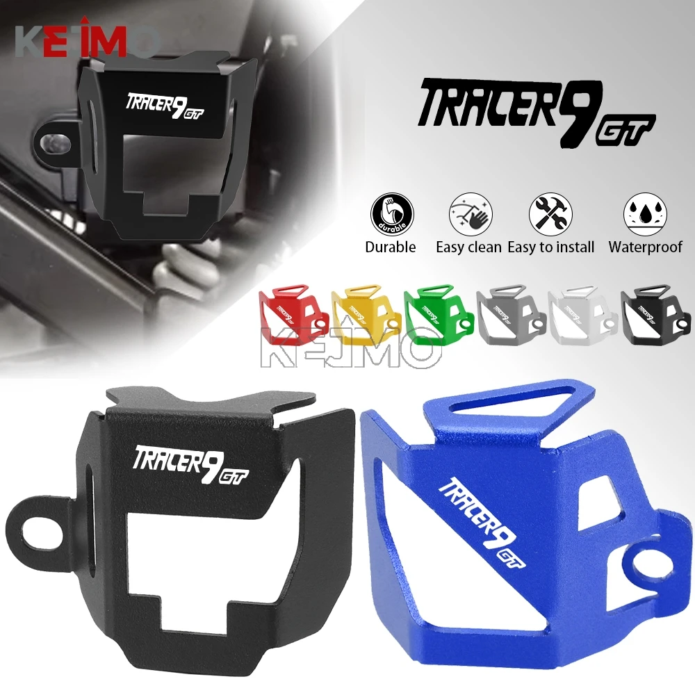 Rear Brake Fluid For YAMAHA TRACER 9 / Y-AMT 2025 2026 2027 2028 Reservoir Guard Cover Protector Tracer 9GT Motorcycle Aluminum