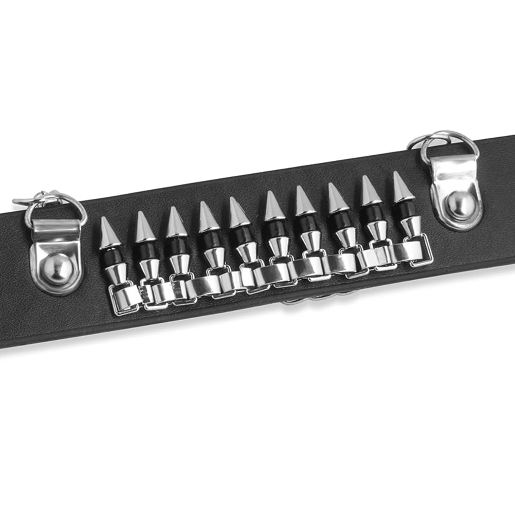 

Bullet Bracelet For Men Vintage Punk Style Cuff Chain Strap Tribal Design Wristband Jewelry Decor Accessory