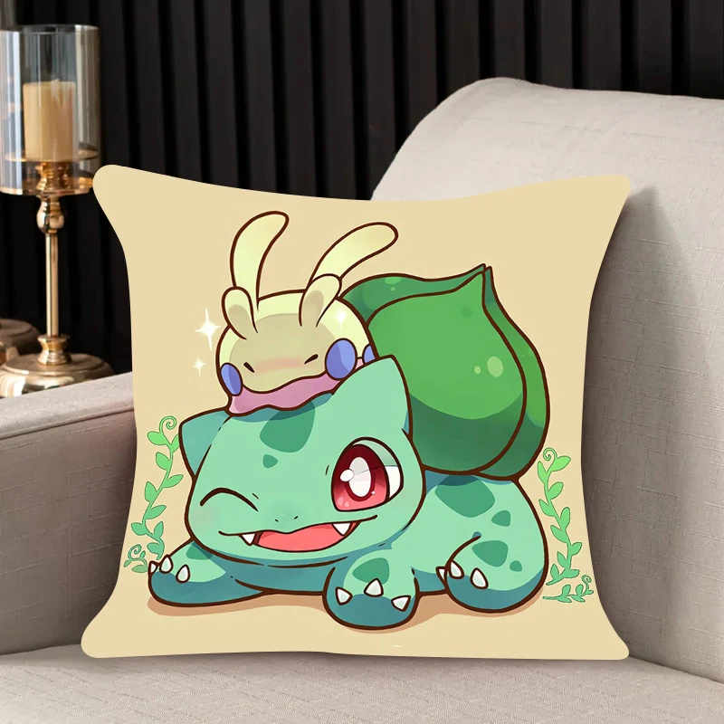 New Pillow Bulbasaur Slips Pillow Covers Bedding Comfortable Cushion Good For Sofa Home Car High Quality Pillow Cases Home Decor