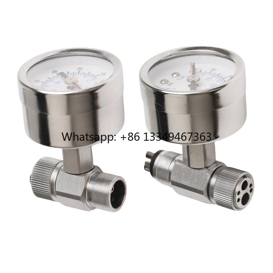 Handpiece Test Gauge High/Low Speed Turbine Manometer Air Pressure  Chair Unit Spare Parts Accessory