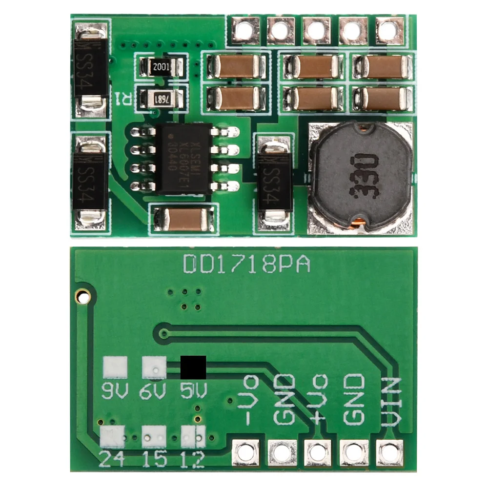 DC-DC-Aufwärtswandler-Platine, DC 3-18V auf ±5V/6V/9V/12V/15V/24V, Boost-Wandlermodul, positiver und negativer Spannungswandler, Stromversorgung – Detail 14