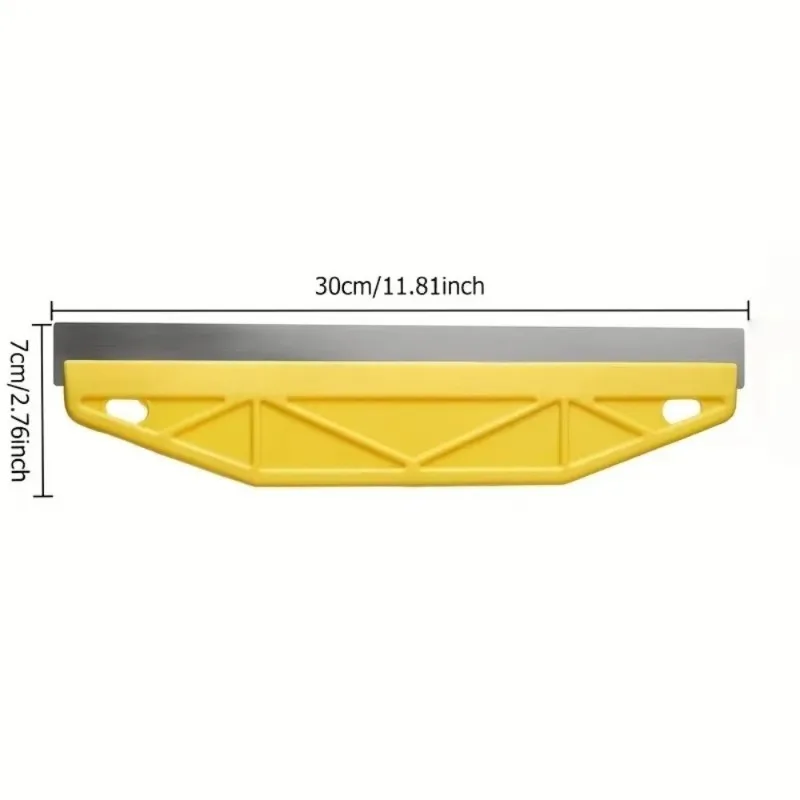 Heavy-Duty Paint Shield Edger Yellow with Ergonomic Handle Wall Painting Tool Plastic Metal Edge-Durable Painting Accessory image 6
