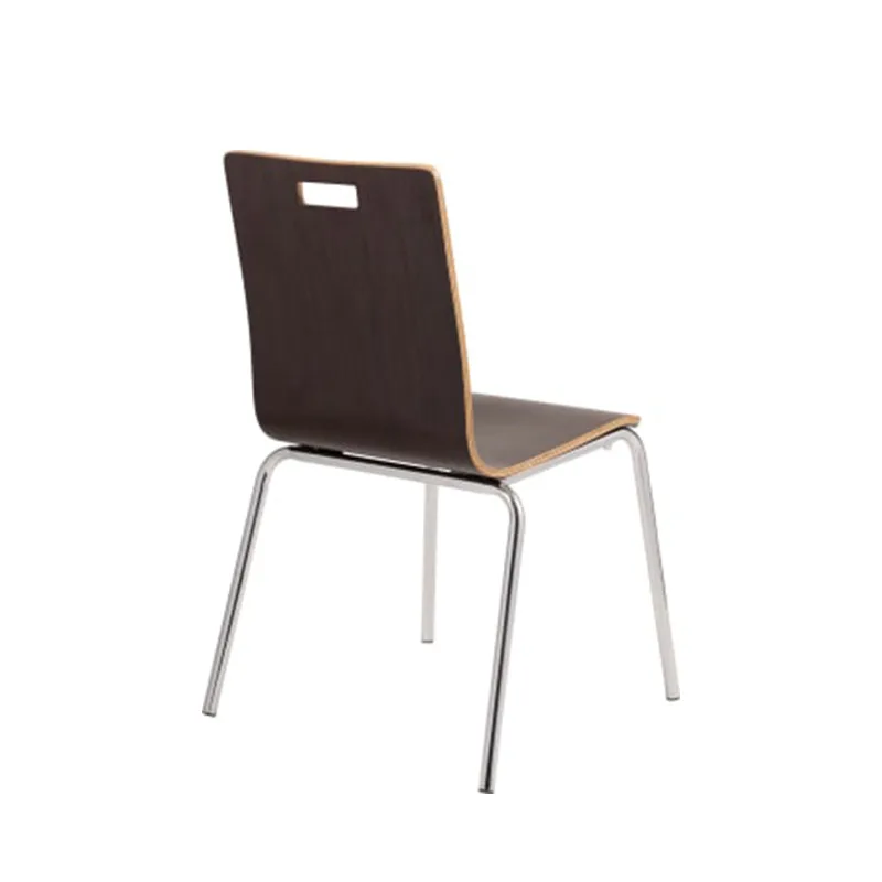 custom.School Canteen Restaurant Cafe Food Court Furniture Bent Plywood Dining Chairs