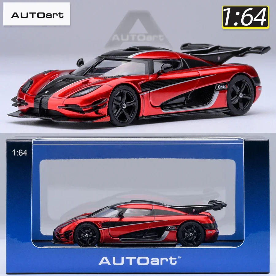 Autoart Car Model 1/64 KOENIGSEGG ONE:1 Simulation Alloy Cars Model Mini Size Desktop Display Car Model Boy Collection Toy Gift