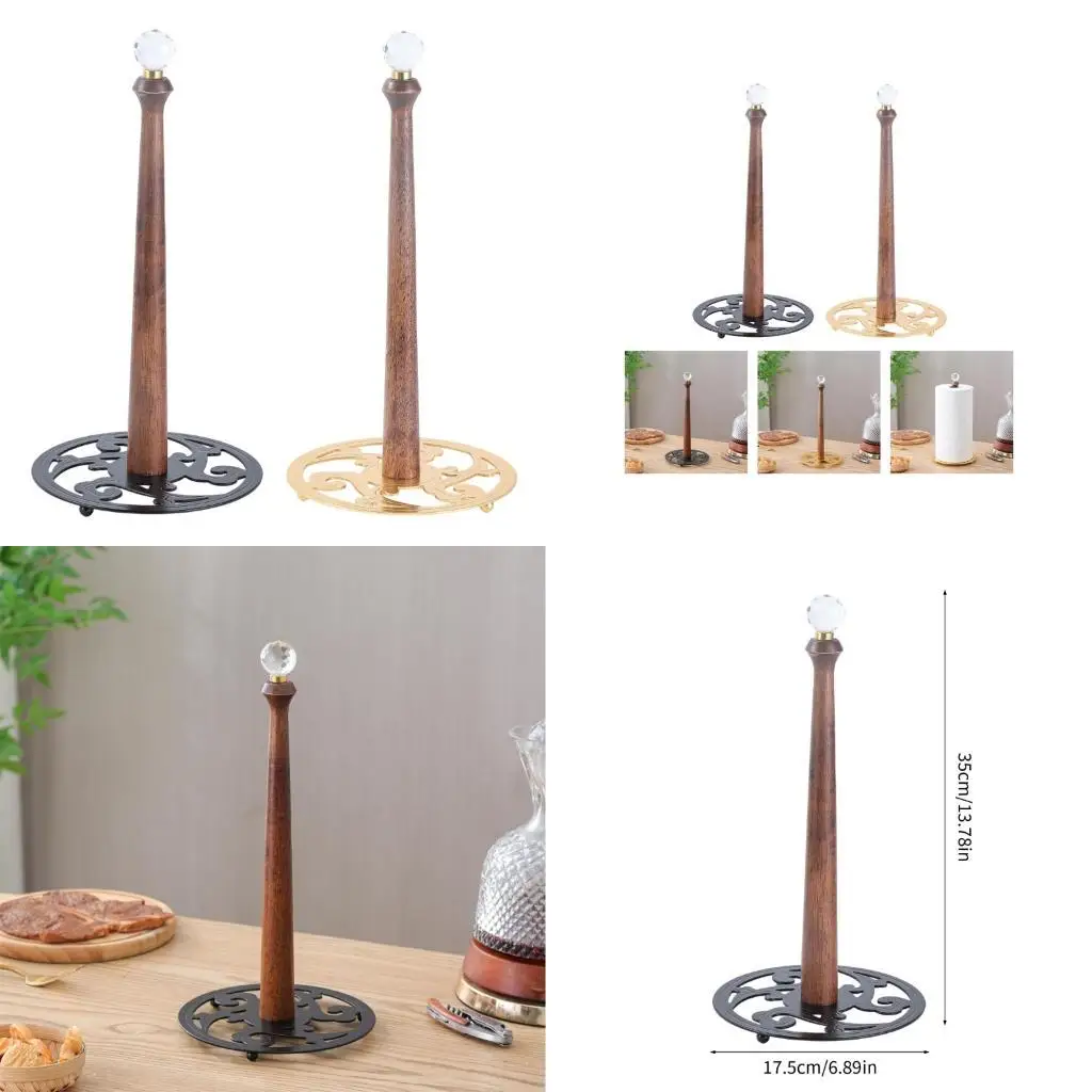 

Modern Toilet Paper Holder Stand Sturdy Metal Frame Bathroom Storage kitchen Bathroom Tissue Dispenser D2RD