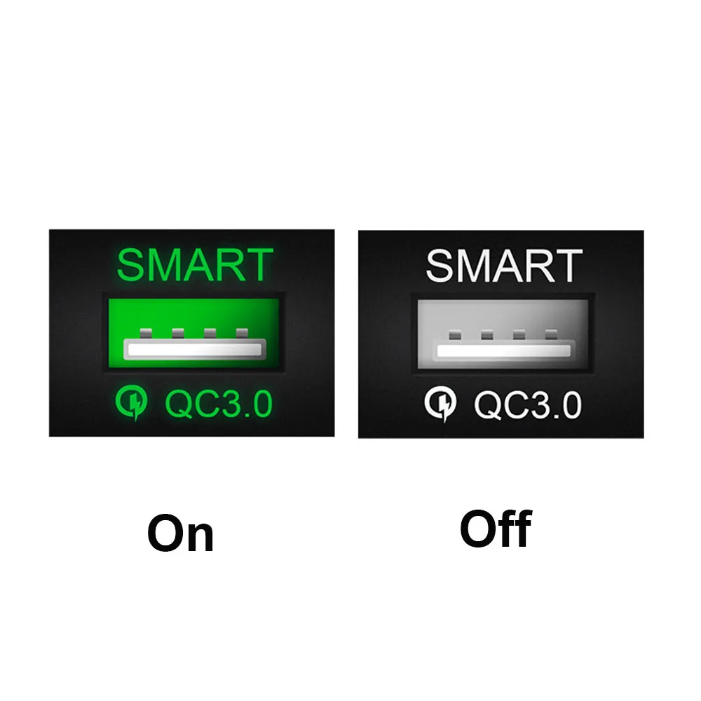 Car Green LED Quick Charger Dual QC3.0 USB Interface Socket Phone Fast Charging for Nissan Sylphy 2020 Teana 2019 2020 DAYZ