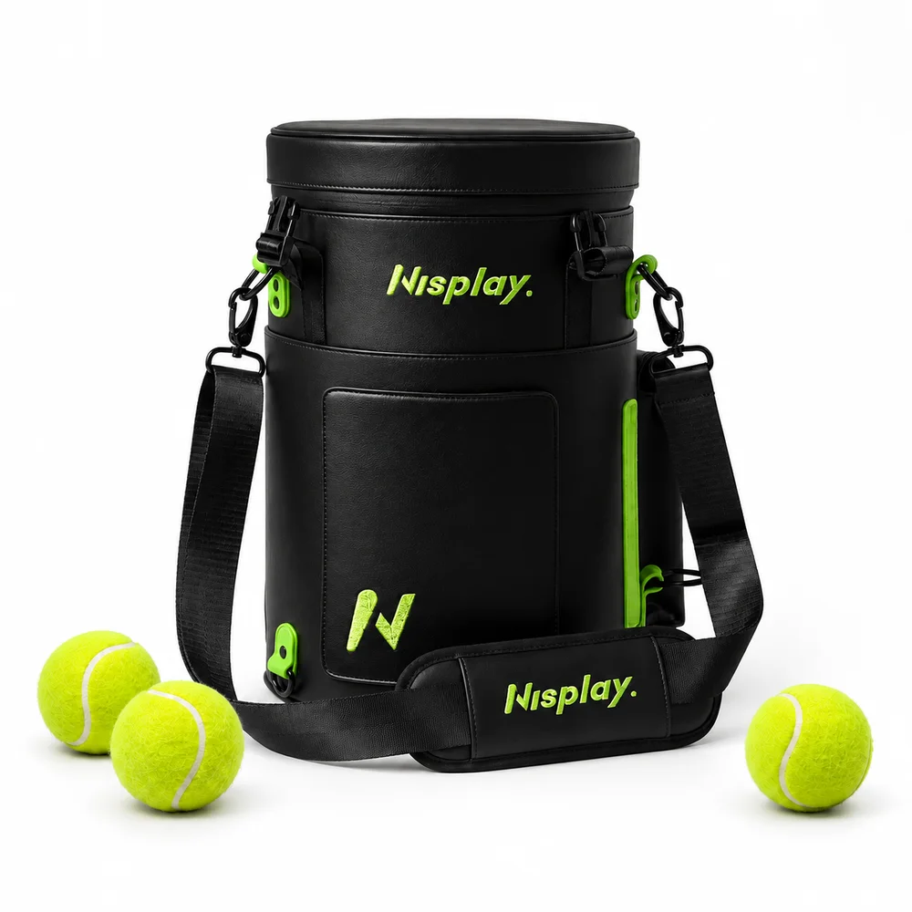 Smart Tennis Ball Machine, 60km/h Launcher, Lithium Battery, Outdoor Court Training Equipment, Sports Practice Tool