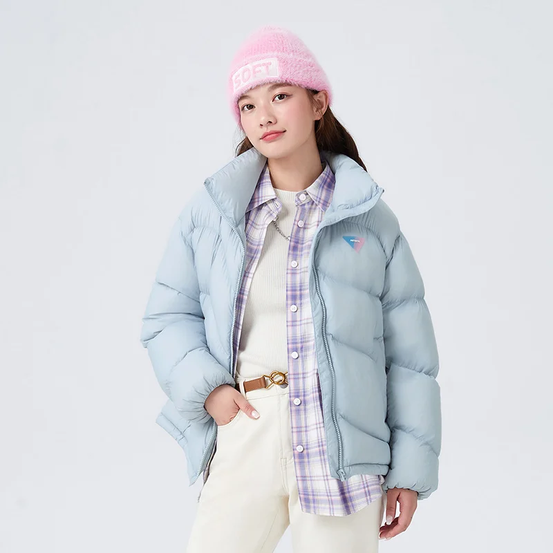 Semir Down Jacket Women Loose 2023 Winter New Milky White Design Warm Jacket