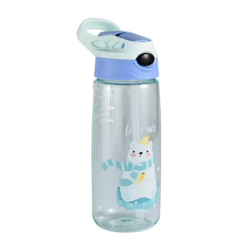 

Пластиковая чашка Liangzai большой емкости, детская соломенная чашка для воды со звездами, летняя спортивная чашка с рисунком утконоса для мальчиков и девочек, малышей