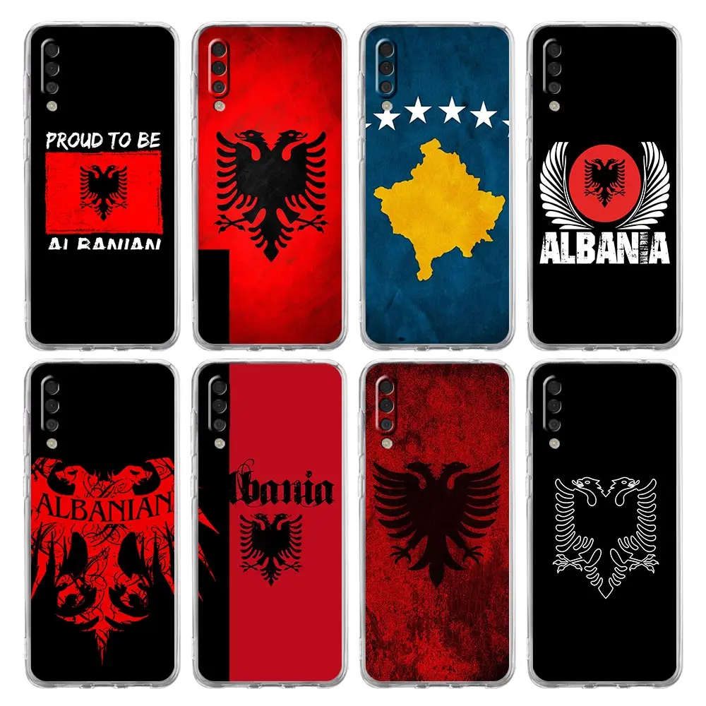 Albania Albanians Flag For Samsung Galaxy A14 Case A50 A70 A30 A40 A20E A10S A20S A02S A04S A12 A22 A32 A34 A42 A52 5G A54 Cover